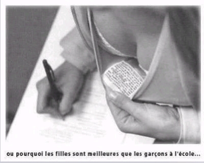 la fille qui triche ! ! ! ! ! ! ! ! !