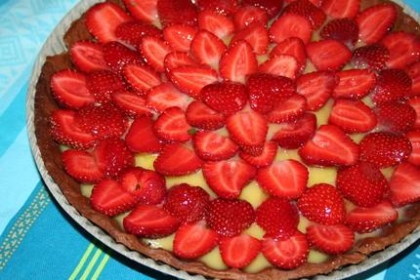 tarte au fraises