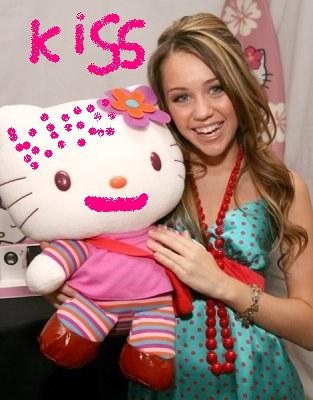 miley and hello kitty