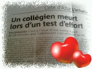 1 coll�gien more en courent 20 minute .