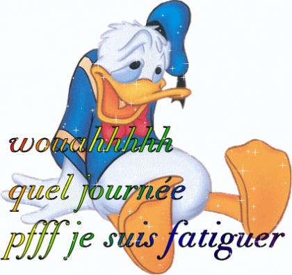 je suis fatige