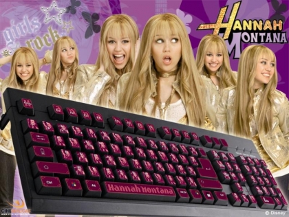 Un clavier Hannah Montana ?