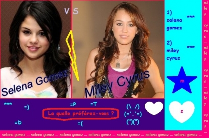 quelle-est votre pr�f�rer ???