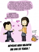 drle de pome d'amour pour la saint-Valentin         