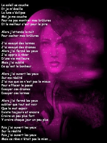 po�me le soleil se couche