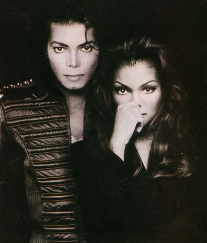Janet Jackson and Michael Jackson 