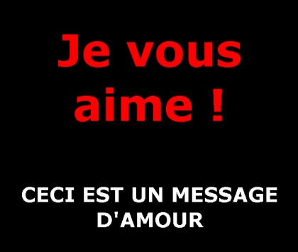 je vous aimes