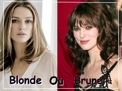 blonde vs brune
