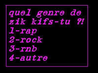 c koi ton styl de zic