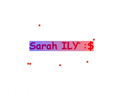 ~La meilleur, # Sarah♥