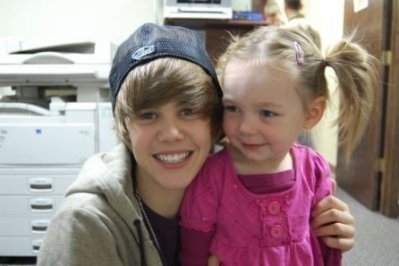 justin beiber et sa soeur !!!