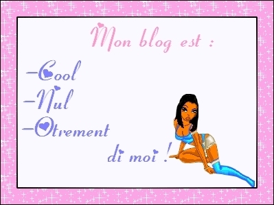 Que pensi� vous de mon blog
