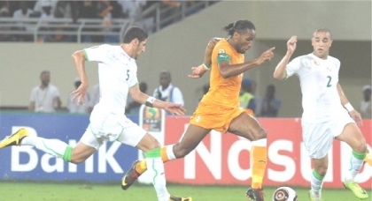 le grand match dans la coup d'afrique 