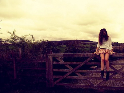 Un enfant m'a dit un jour: Si tu pleures et que tu ris en m�me temps, tu auras un arc-en-ciel sur les joues. 