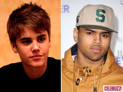 justine bieber VS chris brown