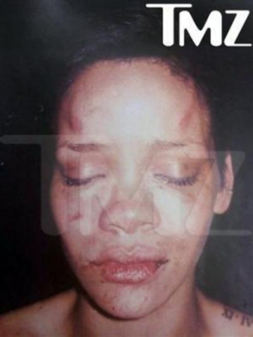 le visage de rihanna