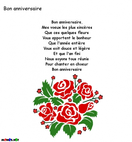 mon aniverssair c'est demin