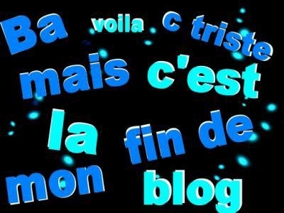 fin du blog