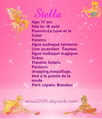 la  pr�sentation  de Stella