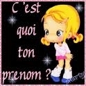 c quoi ton pr�nom