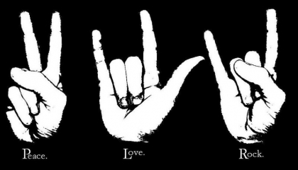 peace,love,rock