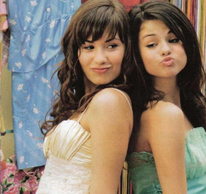 Demetria Lovato Devonne and Selena Marie Gomez