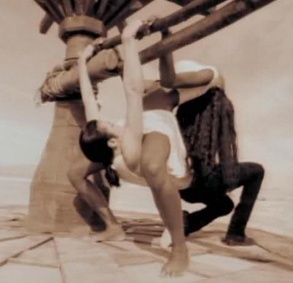 Michael Jackson an Naomi Campbell