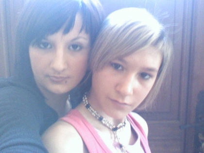 ma sister � Justine sa couz