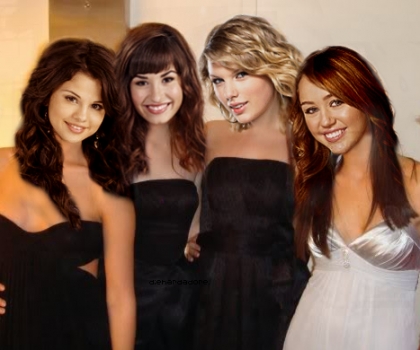 selena demi taylor miley : D