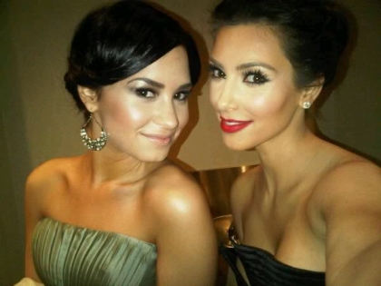demi lovato et  kim kardashian
