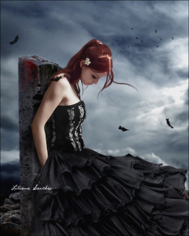 la joli fille triste