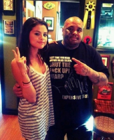 Selene Gomez : Un premier Tatouage.