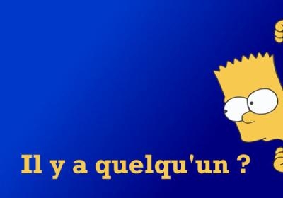 y a quelqu'un ?