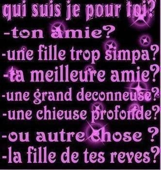 qui je sui pour toi