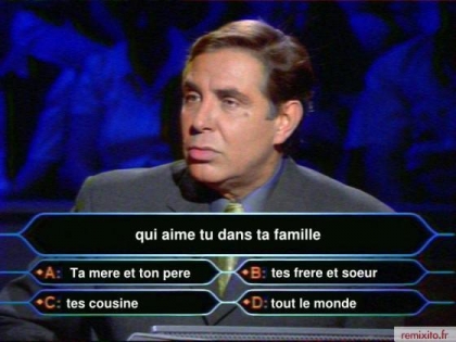 QUI AIME TU DANS TA FAMILLE 