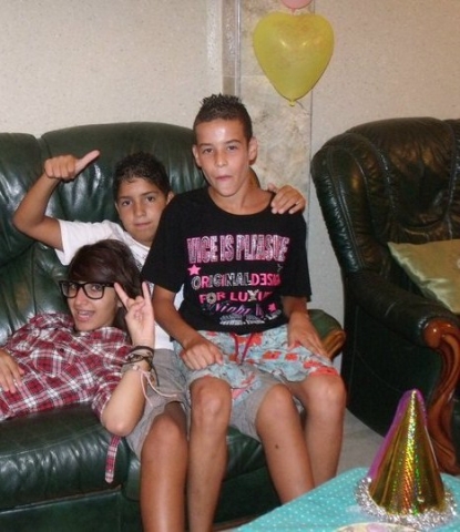 mi � m� 2 frere a droite c maxime a gauche c hallan