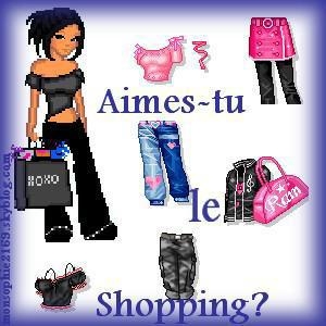 le shoppingue chez les filles 