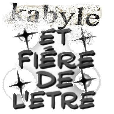 je suis kabyle