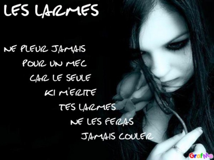 les larmes