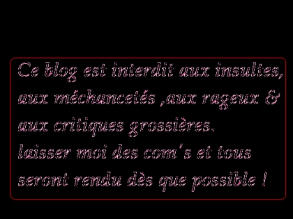             ****** loyaut�, respect  && discipline envers les autres copines*****