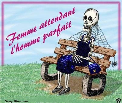 femme attendant l'homme parfais 