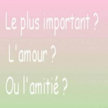 le plus important c ...?