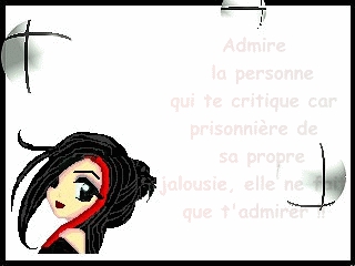 admire les gens ki te critike !