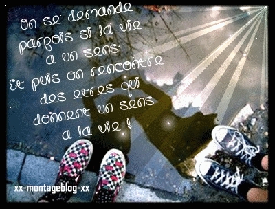 le sens a la vie ! 