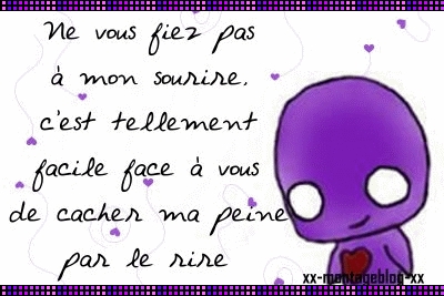 la tristesse et le bonheur !!