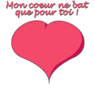 mon coeur bat pour toi !!