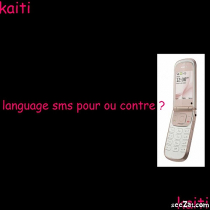 language sms ?