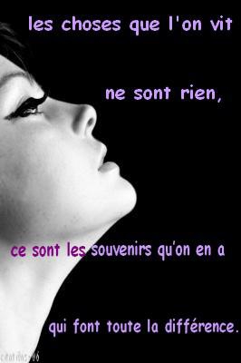 les choses ke l'en vit !