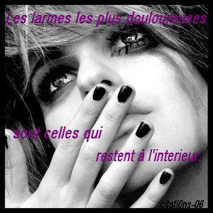 les larmes ...