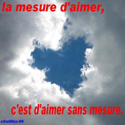 La mesure d'aimer